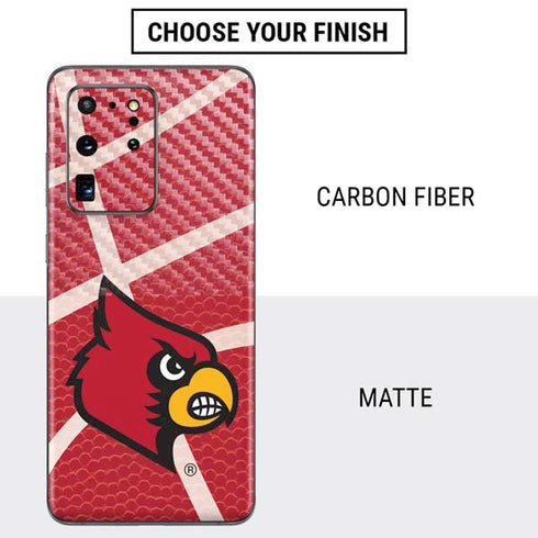 University of Louisville Red Basketball Galaxy S20 Ultra 5G Skin
