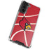 University of Louisville Red Basketball Galaxy S21 FE Clear Case