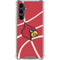 University of Louisville Red Basketball Galaxy S23 FE Clear Case