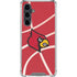 University of Louisville Red Basketball Galaxy S23 FE Clear Case