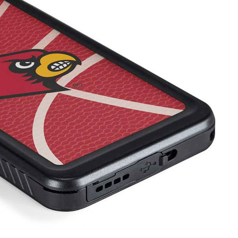 University of Louisville Red Basketball Galaxy S23 Waterproof Case