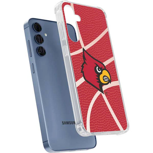 University of Louisville Red Basketball Galaxy S24 Clear Case