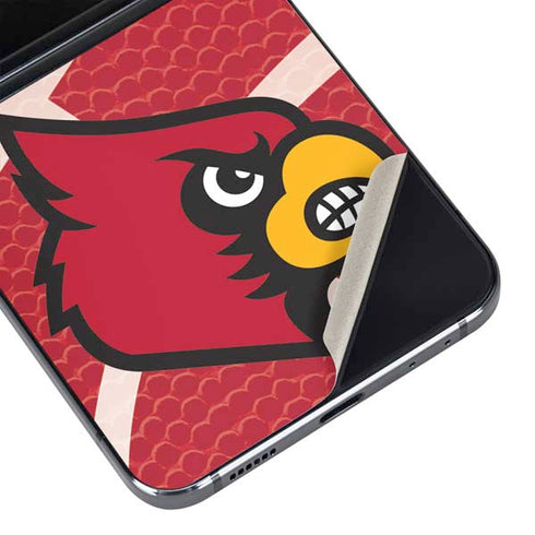 University of Louisville Red Basketball Galaxy Z Flip5 5G Skin