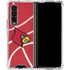 University of Louisville Red Basketball Galaxy Z Fold4 5G Clear Case