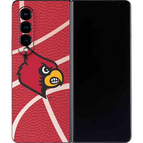 University of Louisville Red Basketball Galaxy Z Fold4 5G Skin