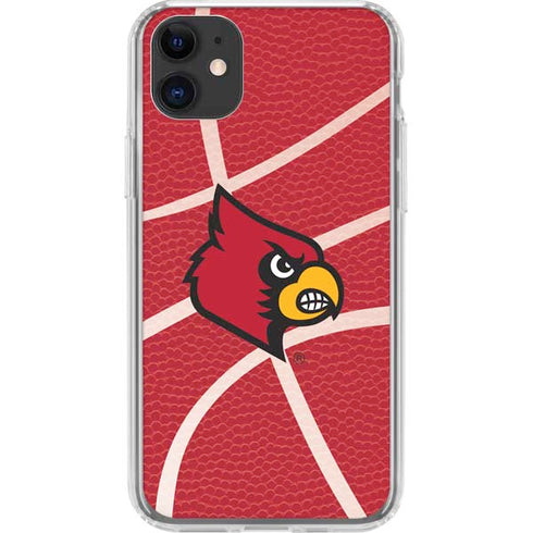 University of Louisville Red Basketball iPhone 11 Clear Case