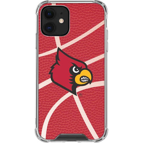 University of Louisville Red Basketball iPhone 12 Clear Case