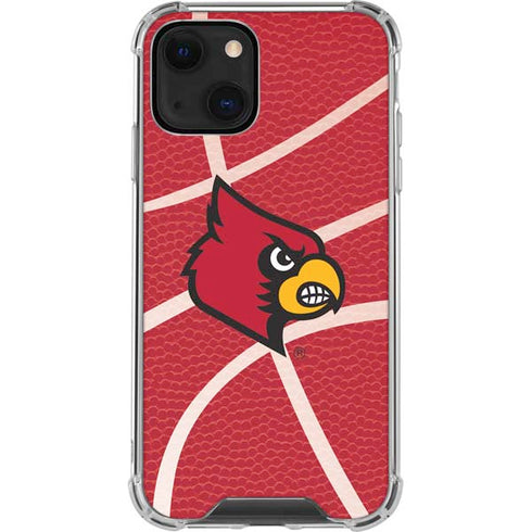 University of Louisville Red Basketball iPhone 13 Mini Clear Case