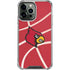 University of Louisville Red Basketball iPhone 13 Pro Max Clear Case