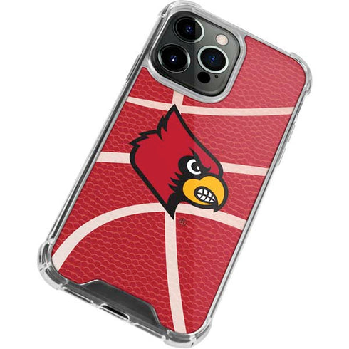 University of Louisville Red Basketball iPhone 13 Pro Max Clear Case