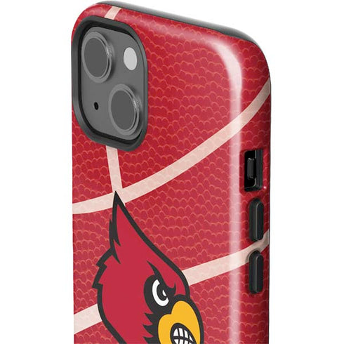 University of Louisville Red Basketball iPhone 15 Plus Impact Case