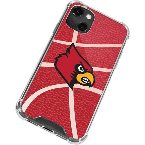 University of Louisville Red Basketball iPhone 14 Plus Clear Case