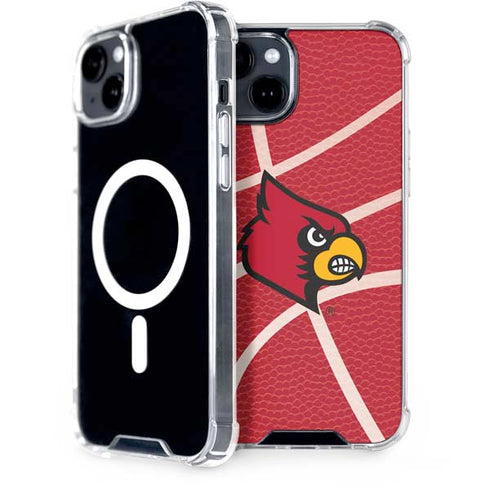 University of Louisville Red Basketball iPhone 15 Plus MagSafe Case