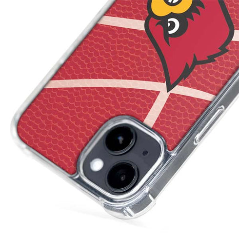 University of Louisville Red Basketball iPhone 15 Plus MagSafe Case