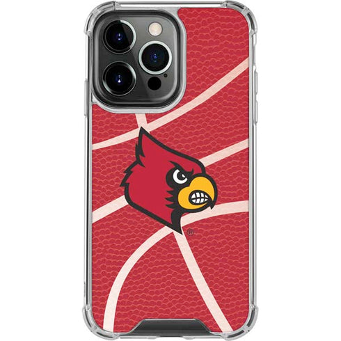 University of Louisville Red Basketball iPhone 15 Pro Clear Case