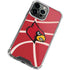 University of Louisville Red Basketball iPhone 15 Pro Clear Case