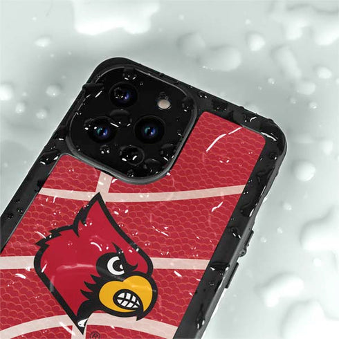 University of Louisville Red Basketball iPhone 14 Pro Max Waterproof Case