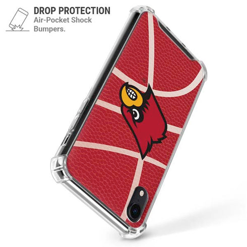 University of Louisville Red Basketball iPhone XR Clear Case
