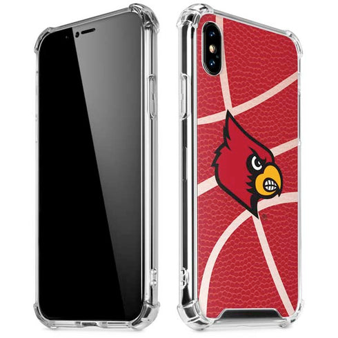University of Louisville Red Basketball iPhone XS Max Clear Case