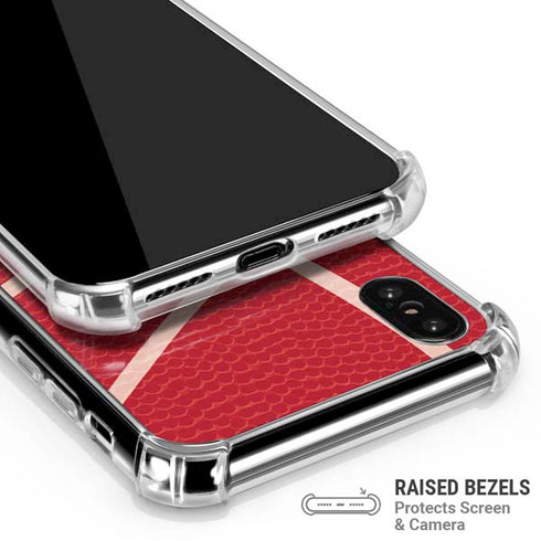 University of Louisville Red Basketball iPhone XS Max Clear Case