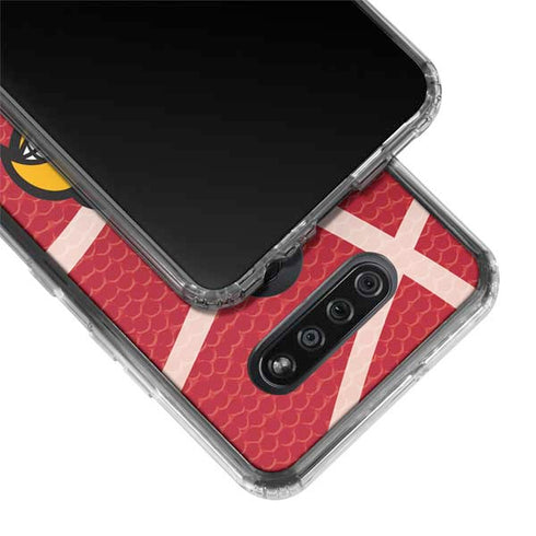 University of Louisville Red Basketball LG K51/Q51 Clear Case