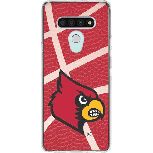 University of Louisville Red Basketball LG Stylo 6 Clear Case