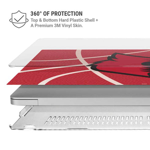 University of Louisville Red Basketball MacBook Air 15in (2023-2025) Case plus Skin