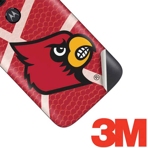 University of Louisville Red Basketball Moto E5 Play Skin