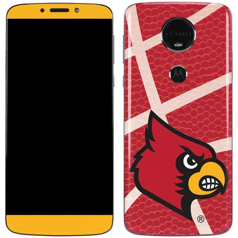 University of Louisville Red Basketball Moto E5 Plus Skin