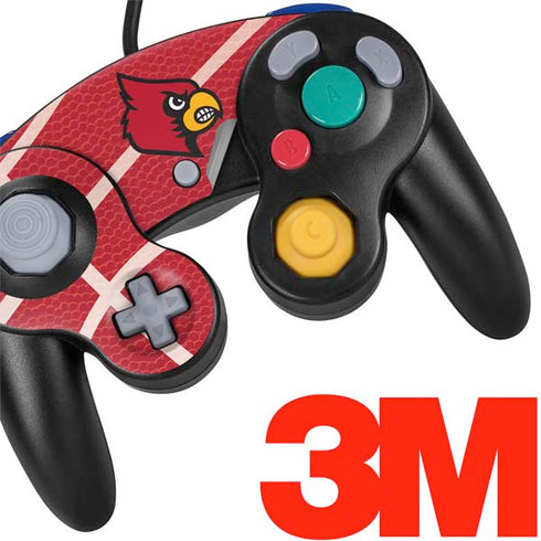University of Louisville Red Basketball Nintendo GameCube Controller Skin
