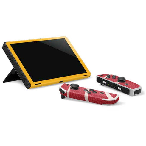 University of Louisville Red Basketball Nintendo Switch OLED (2021) Skin