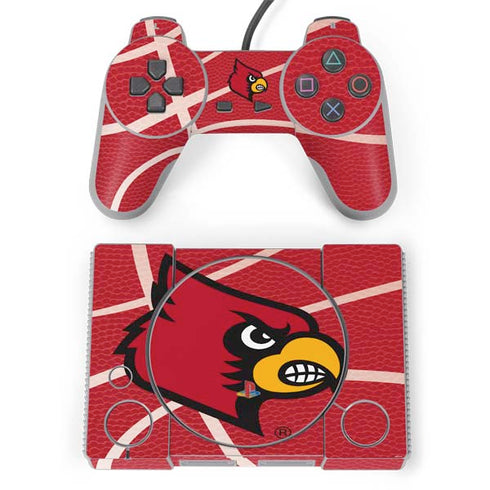 University of Louisville Red Basketball PlayStation Classic Bundle Skin
