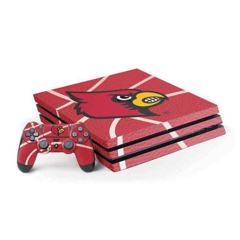 University of Louisville Red Basketball PS4 Pro Bundle Skin