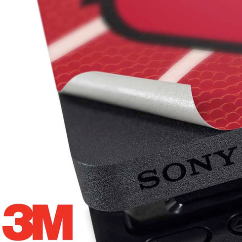 University of Louisville Red Basketball PS4 Slim Bundle Skin