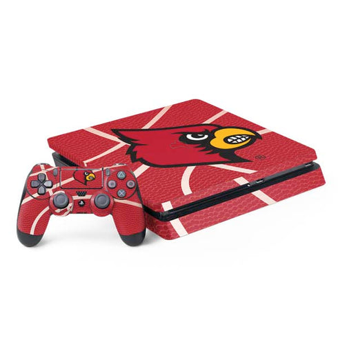 University of Louisville Red Basketball PS4 Slim Bundle Skin