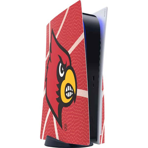 University of Louisville Red Basketball PS5 Console Skin