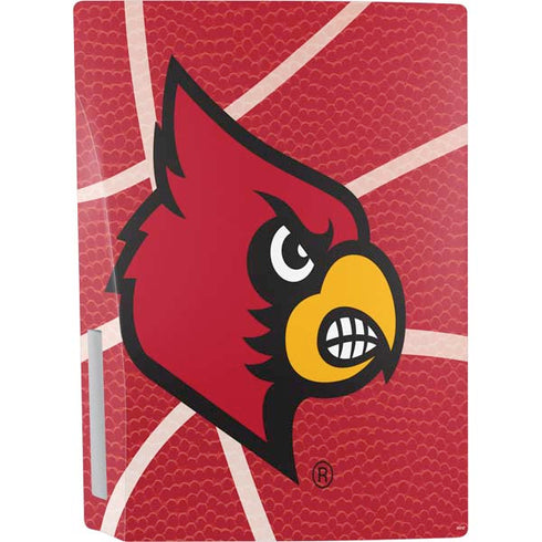 University of Louisville Red Basketball PS5 Console Skin
