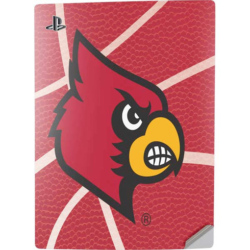 University of Louisville Red Basketball PS5 Digital Edition Console Skin