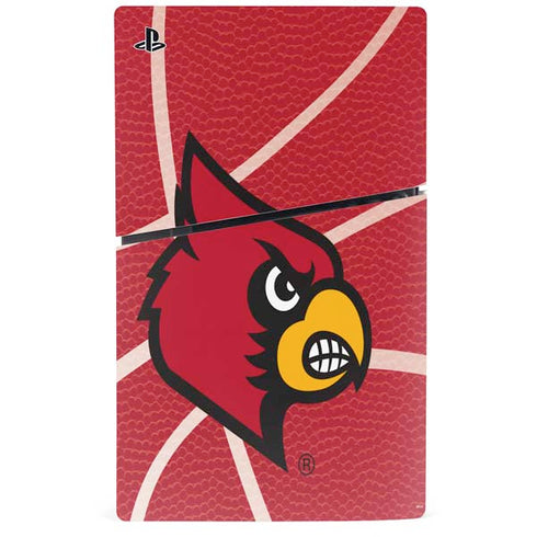 University of Louisville Red Basketball PS5 Slim Disk Bundle Skin