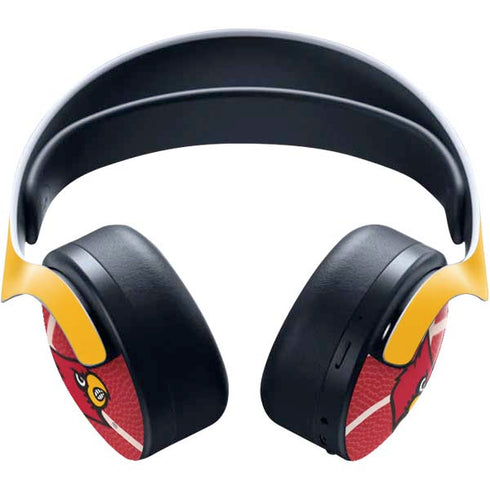 University of Louisville Red Basketball PULSE 3D Wireless Headset for PS5 Skin