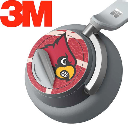 University of Louisville Red Basketball Surface Headphones Skin