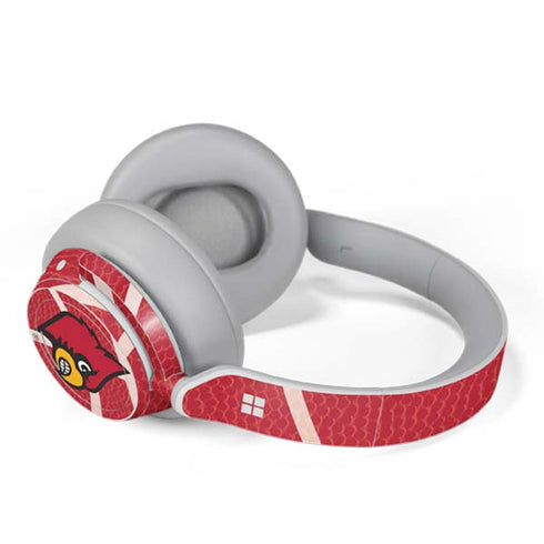 University of Louisville Red Basketball Surface Headphones Skin