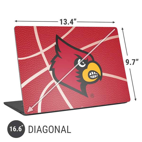 University of Louisville Red Basketball Universal Laptop 16.6in (13.4 x 9.7in) Skin
