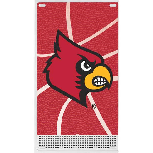 University of Louisville Red Basketball Xbox Series S Console Skin