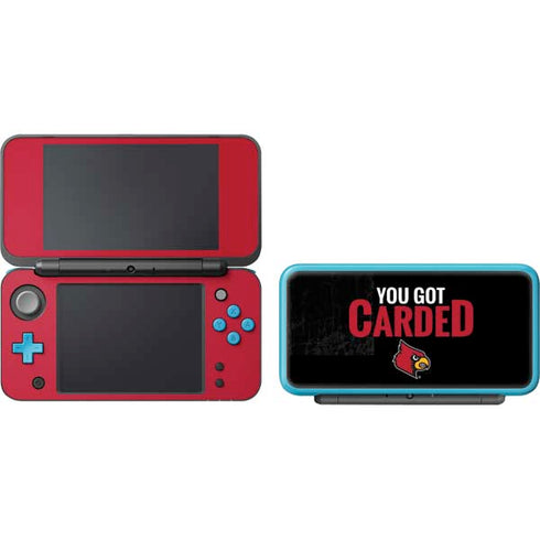 University of Louisville You Got Carded Nintendo 2DS XL (2017) Skin