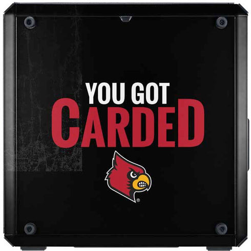 University of Louisville You Got Carded Cooler Master MasterBox Q300L Mini Tower Skin