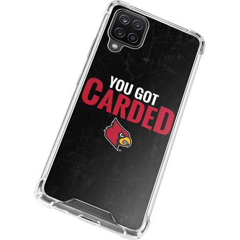 University of Louisville You Got Carded Galaxy A12 Clear Case