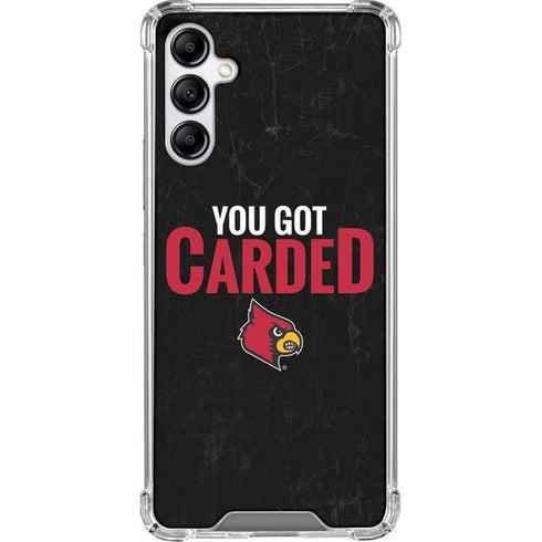 University of Louisville You Got Carded Galaxy A14 5G Clear Case