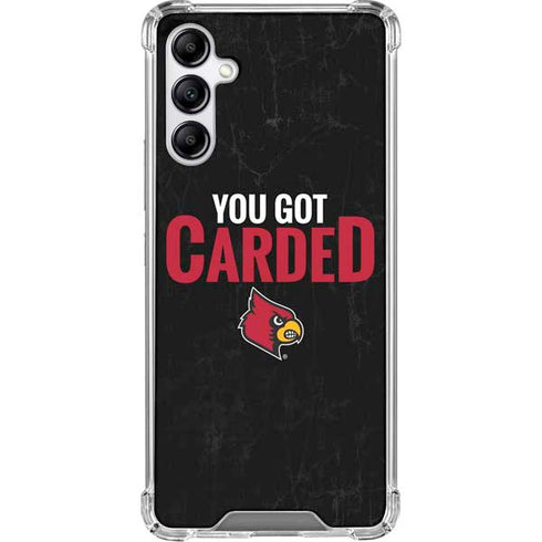 University of Louisville You Got Carded Galaxy A15 5G Clear Case