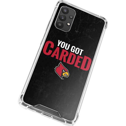 University of Louisville You Got Carded Galaxy A32 5G Clear Case